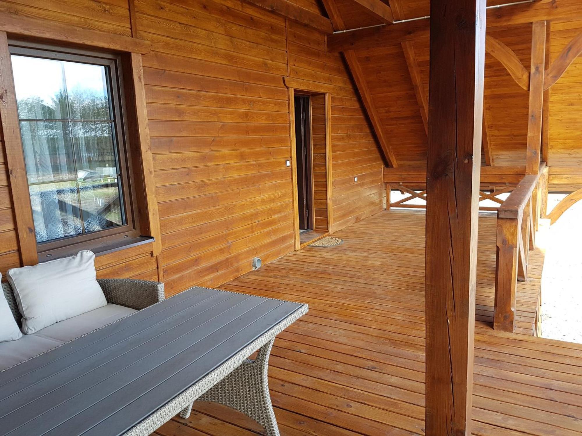 Wooden Holiday Home In Skrzynia With Terrace أوشيك المظهر الخارجي الصورة