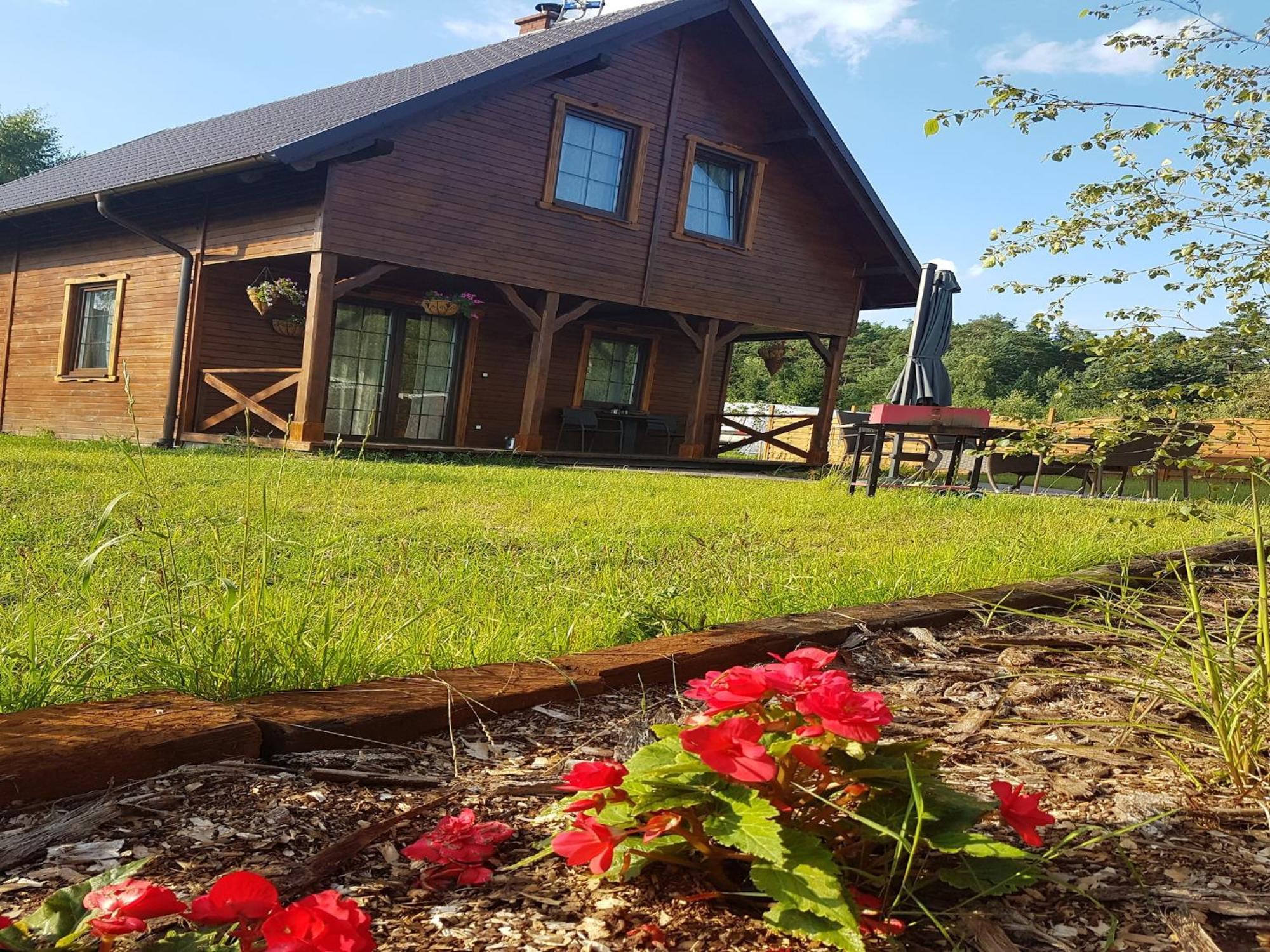 Wooden Holiday Home In Skrzynia With Terrace أوشيك المظهر الخارجي الصورة